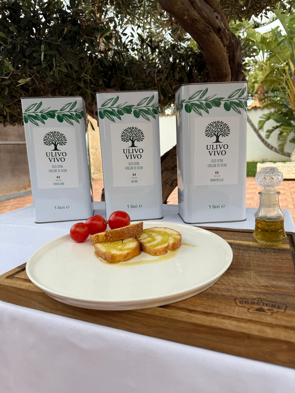 Scorta Famiglia Olio Extravergine 5L - 3 Latte | Ulivo Vivo